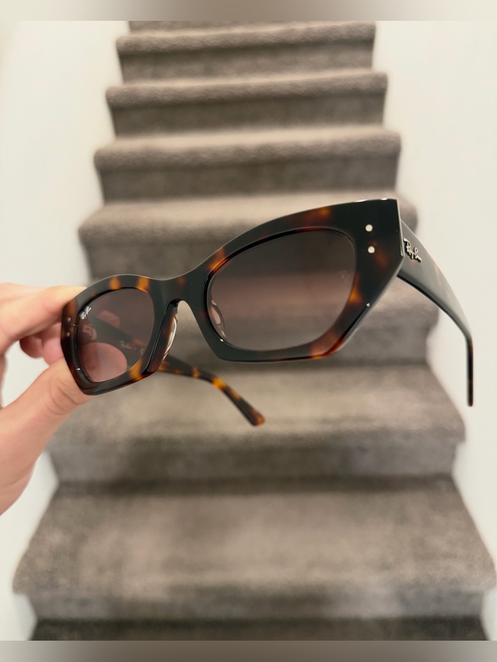 NEW Ray-Ban Zena Bio-Based Havana Brown 52-22 Sunglasses RB4430